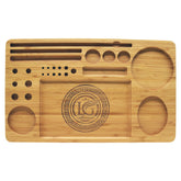 16.75x10" Wooden Multicompartment Tray