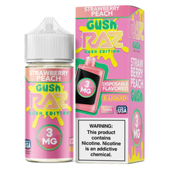 RAZ E- Liquid 100ml Strawberry Peach Gush