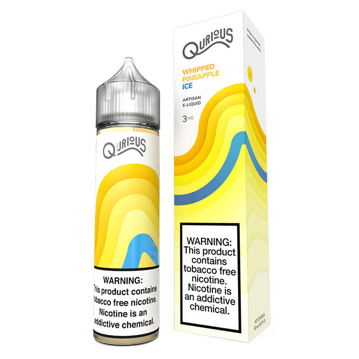 Qurious Synthetic 60mL Whipped Pineapple Ice