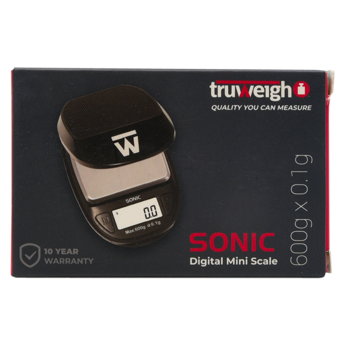 Truweigh Sonic Scale - 600g x 0.1g - Black