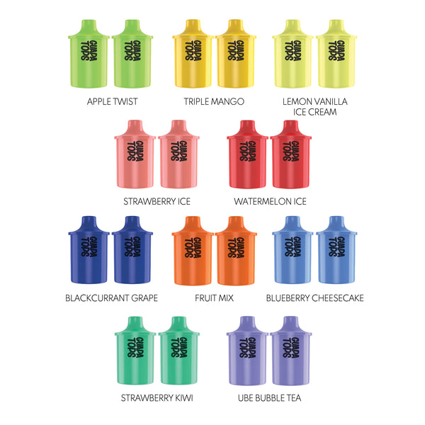 Guapa Top 20ml 2 pck Refill Pods (10000 Puffs)  Kings of Vapor and Smoke