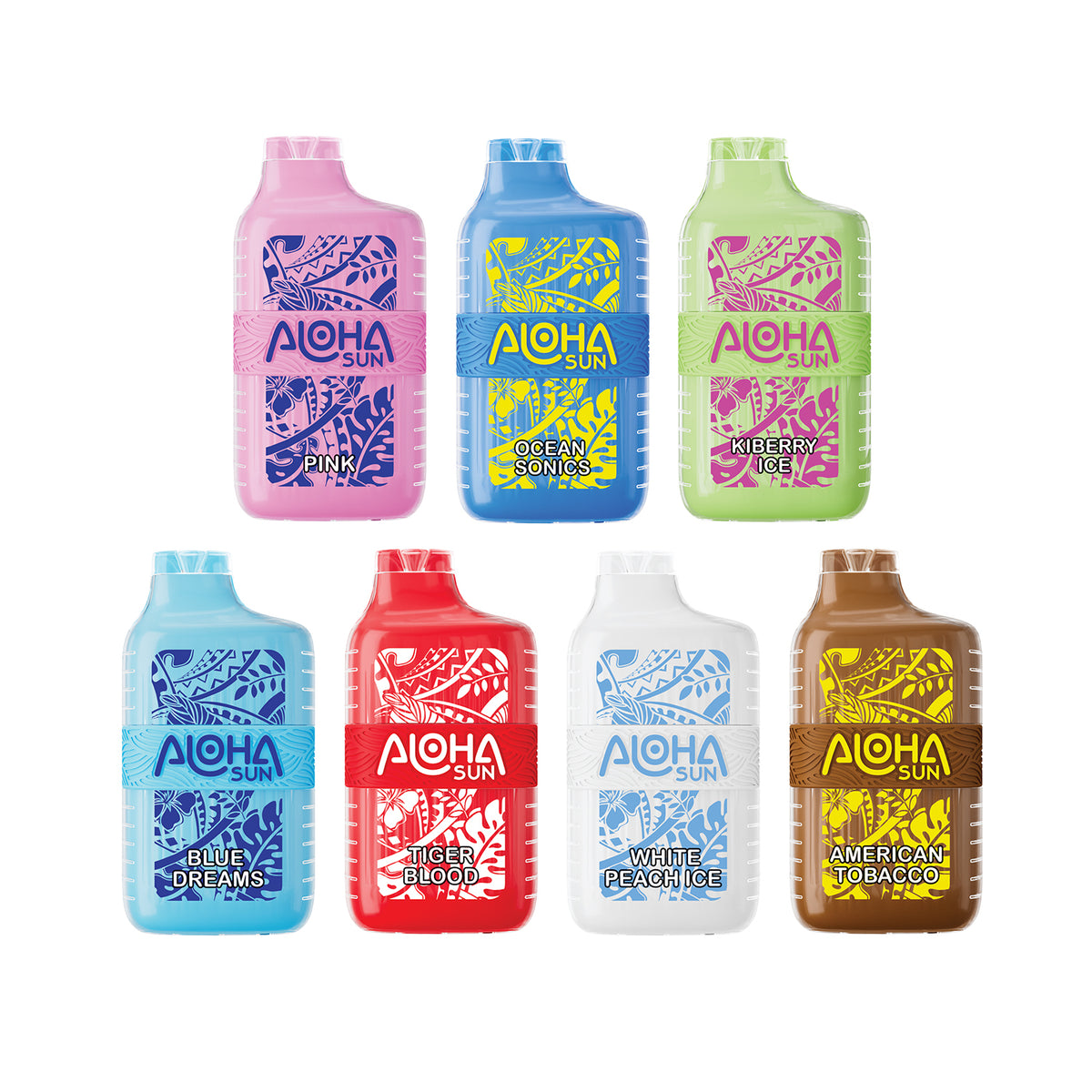 Aloha Sun 15ml 7000 Puff Disposable Kings of Vapor and Smoke Aloha Sun 15ml 7000 Puff Disposable Kings of Vapor and Smoke