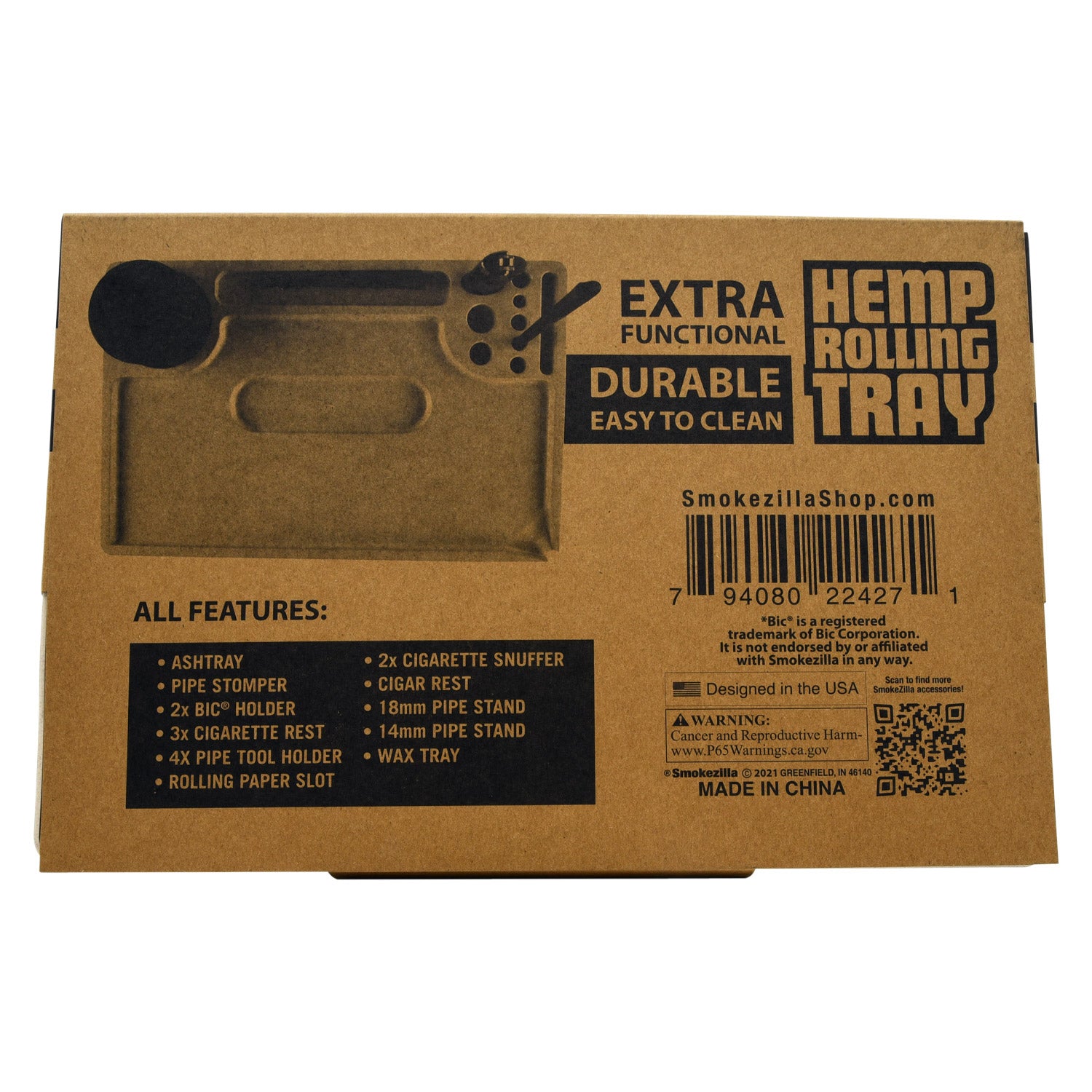 Smokezilla Hemp Rolling Tray