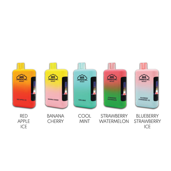 MR NIC 20ml Rocket Disposable 18000 Puff 5% Kings of Vapor and Smoke MR NIC 20ml Rocket Disposable 18000 Puff 5% Kings of Vapor and Smoke