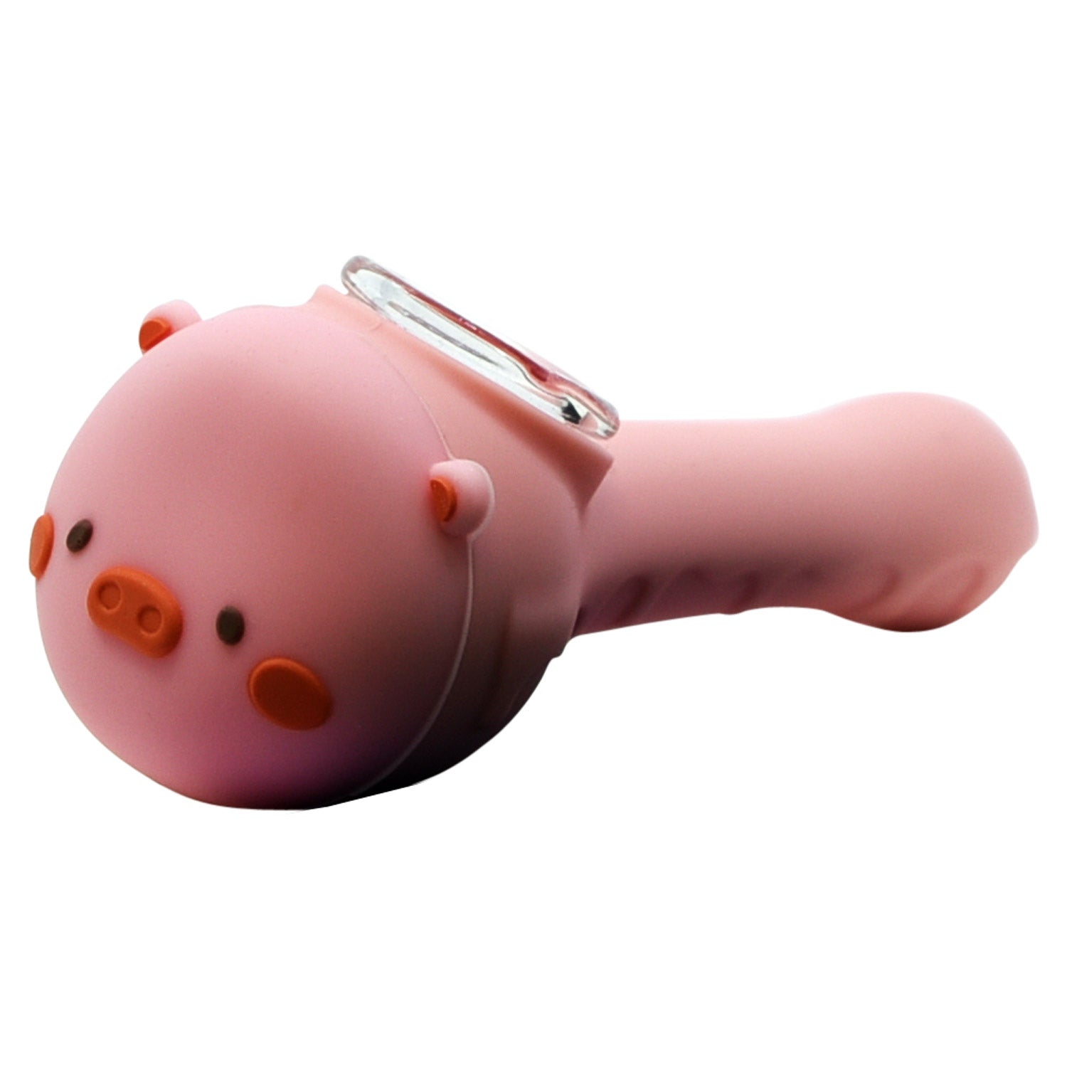 3.5" Pink Pig Silicone Hand Pipe