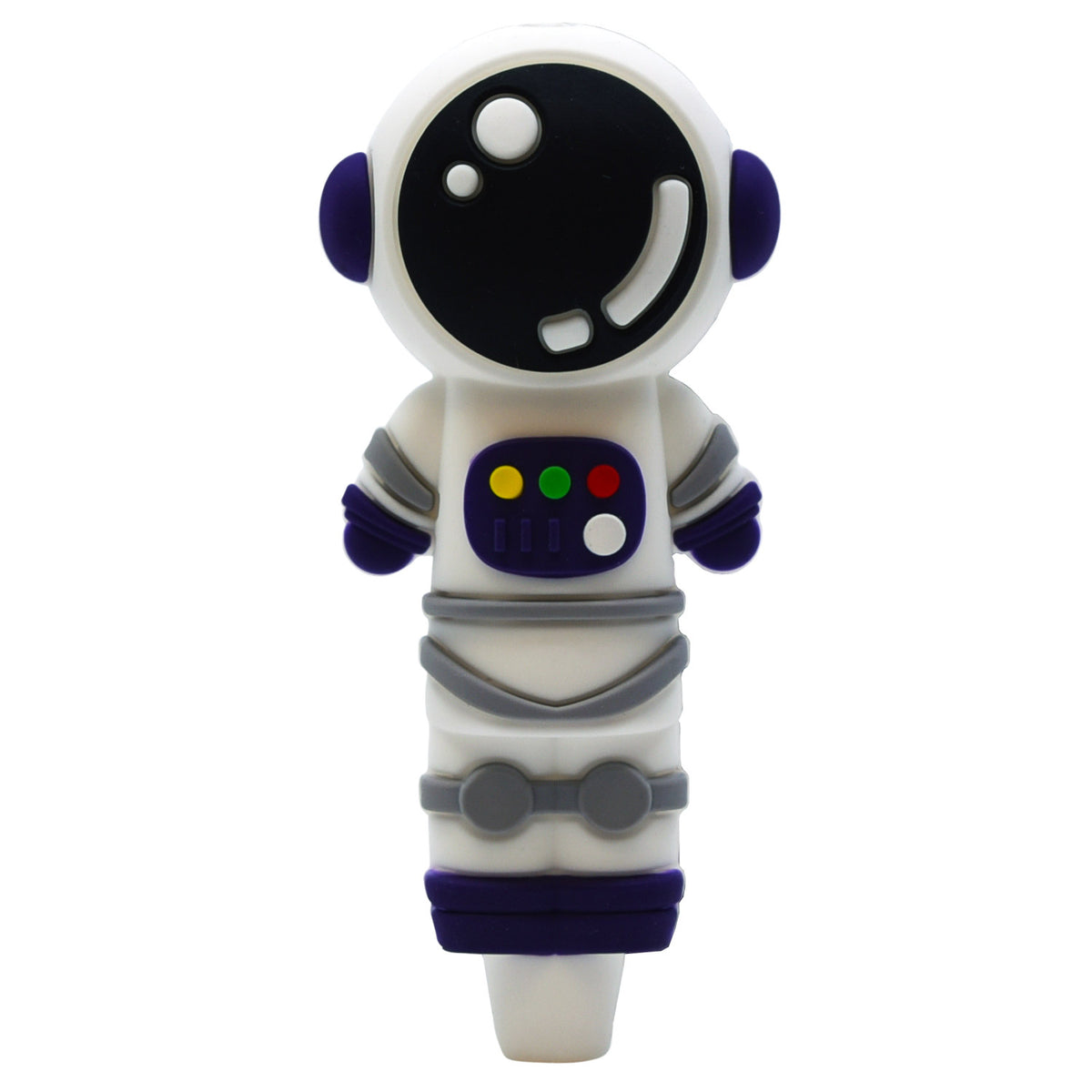 4.25" Colored Astronaut Silicone Hand Pipe