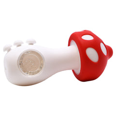 4.25" Mushroom Shape Silicone Hand Pipe