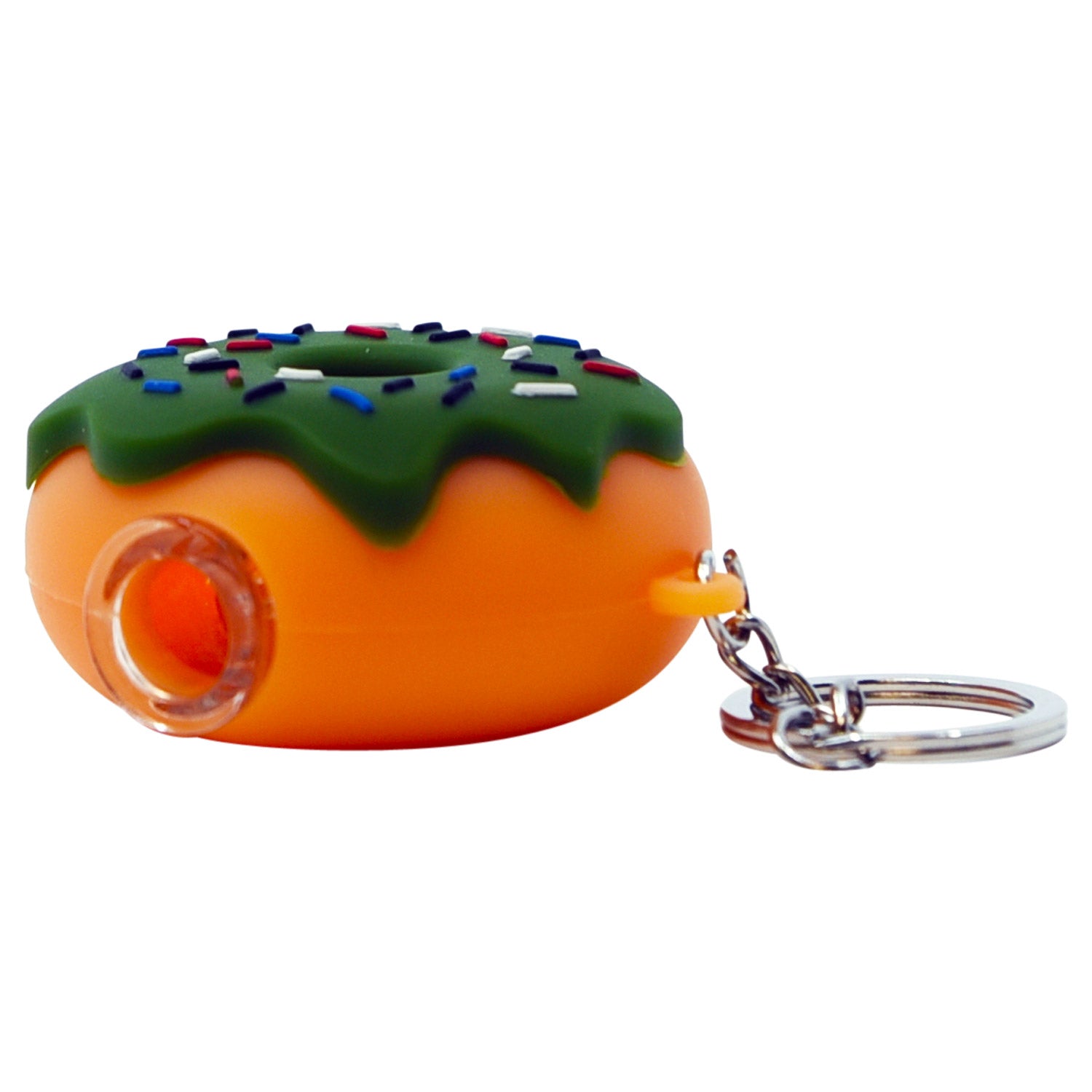 Round Colored Donut Silicone Pipe