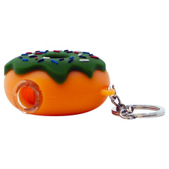 Round Colored Donut Silicone Pipe