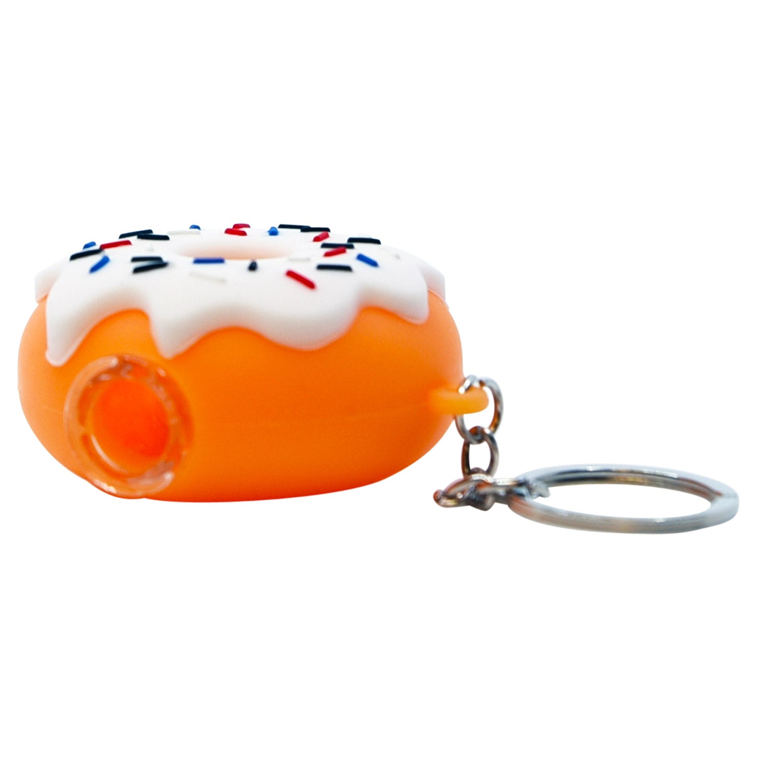 Round Colored Donut Silicone Pipe