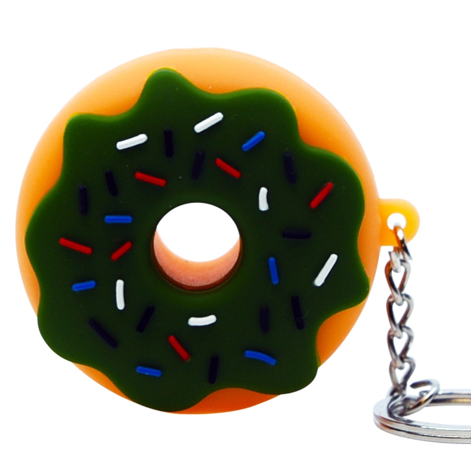 Round Colored Donut Silicone Pipe