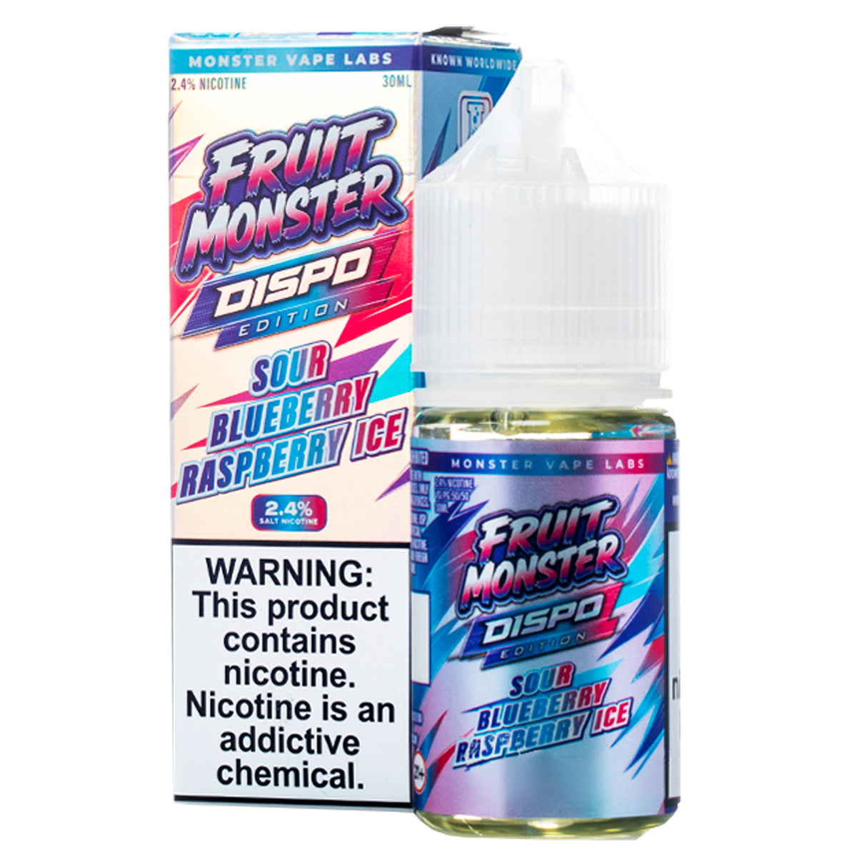 Fruit Monster Dispo Edition 30ml Sour Blueberry Raspberry Ice Salt