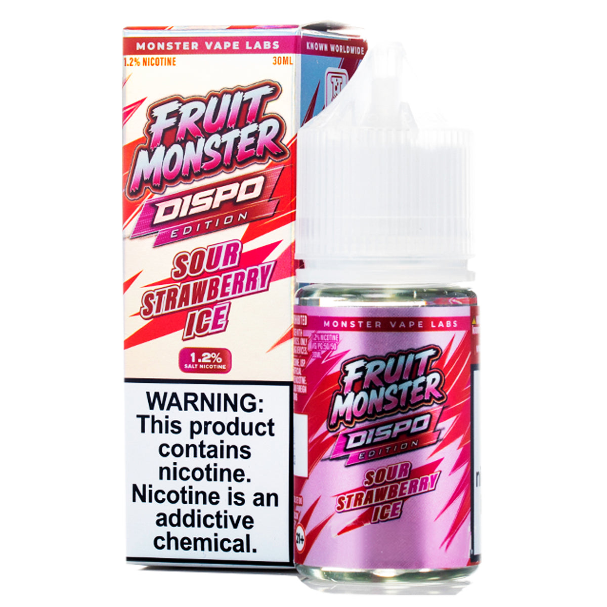 Fruit Monster Dispo Edition 30ml Sour Strawberry ice Salt