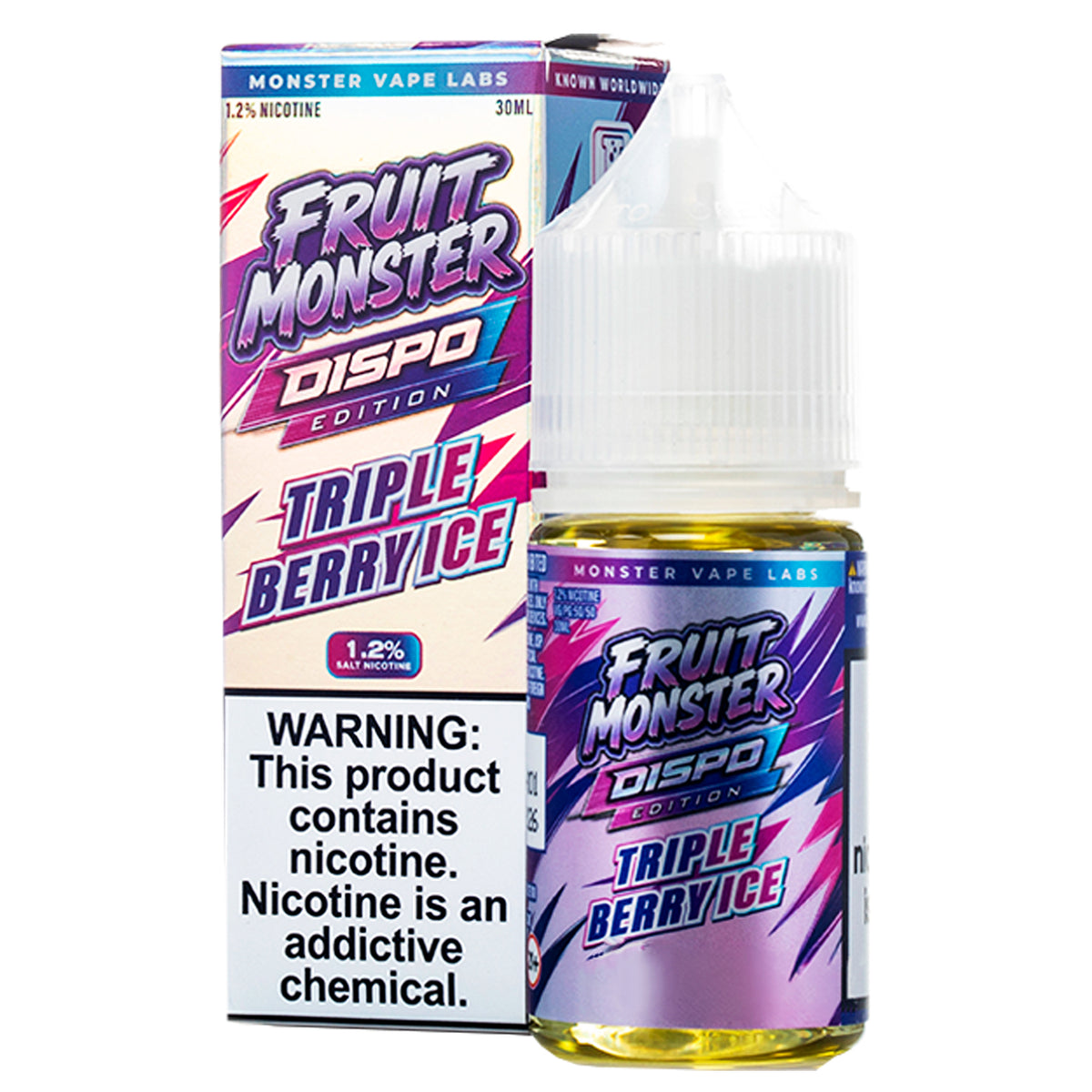 Fruit Monster Dispo Edition 30ml Triple Berry Ice Salt