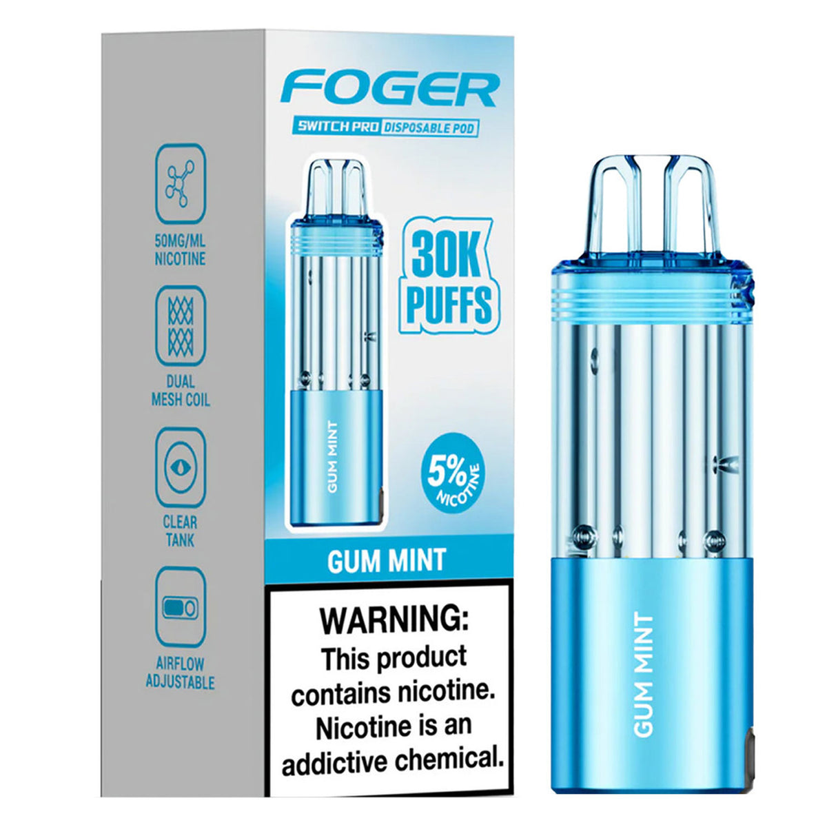 Foger 19ml Switch Pro 30k Puff Replacement Pod