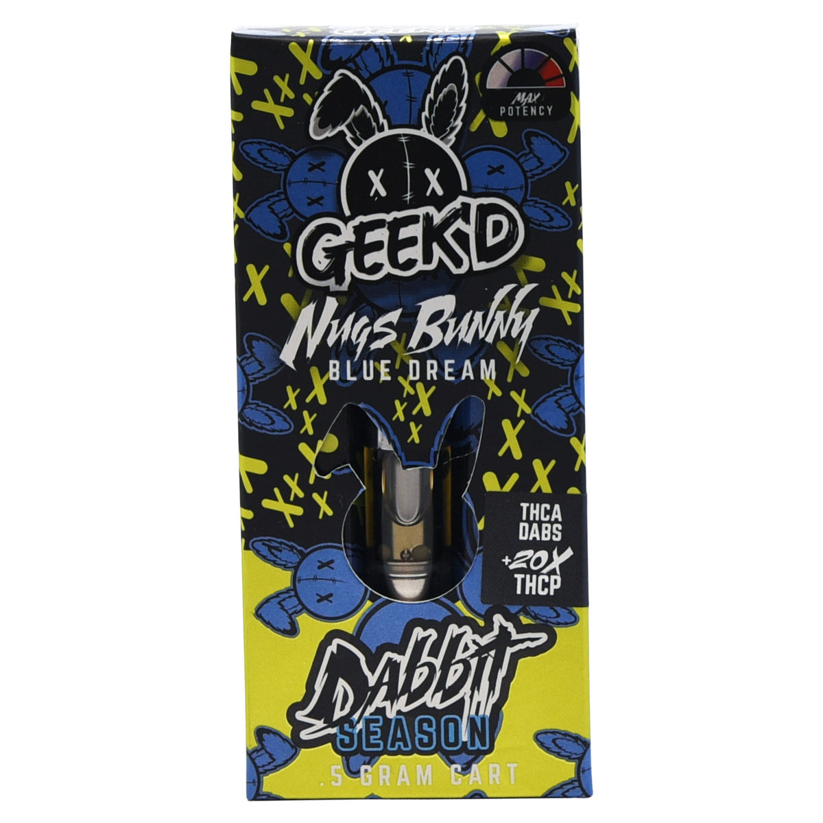 Geek'D Dabbit Season 0.5G Cartridge Delta THC-A Dabs+20xTHCP