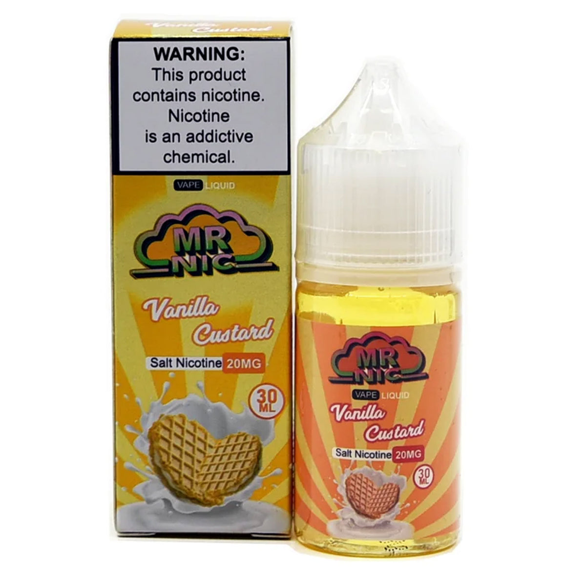 MR NIC 30ml Vanilla Custard Salt Kings of Vapor and Smoke MR NIC 30ml Vanilla Custard Salt Kings of Vapor and Smoke