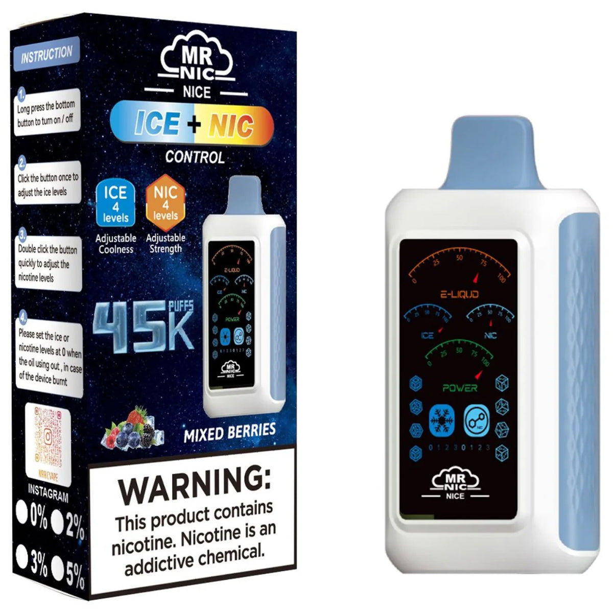 Mr Nic 9ml NICE 45000 Puff Disposable 5%