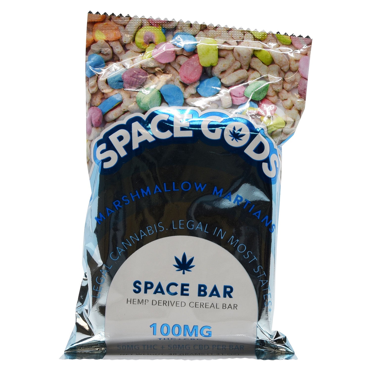 Space Gods 50mg D9 / 50mg CBD  Space Bar