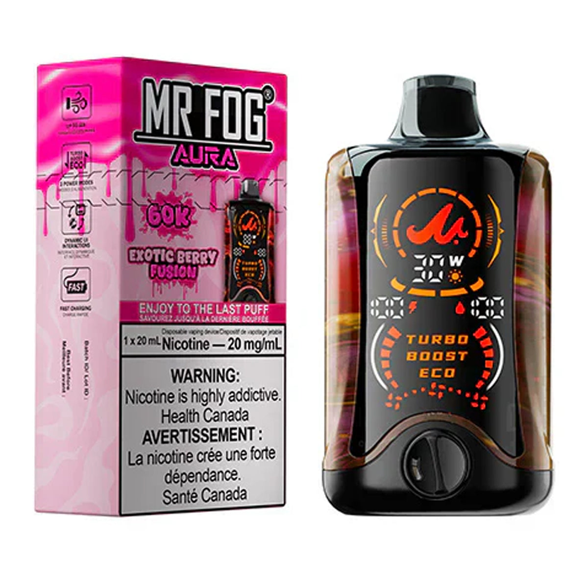 Mr Fog 26ml AURA 60k Disposable