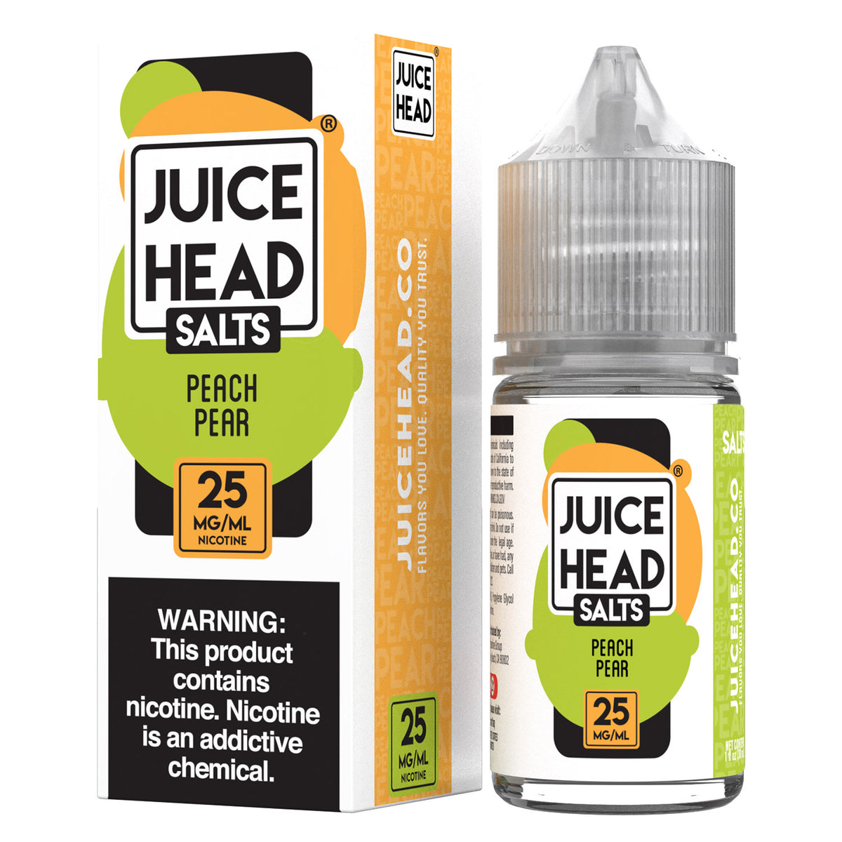 Juice Head 30mL Peach Pear Salt