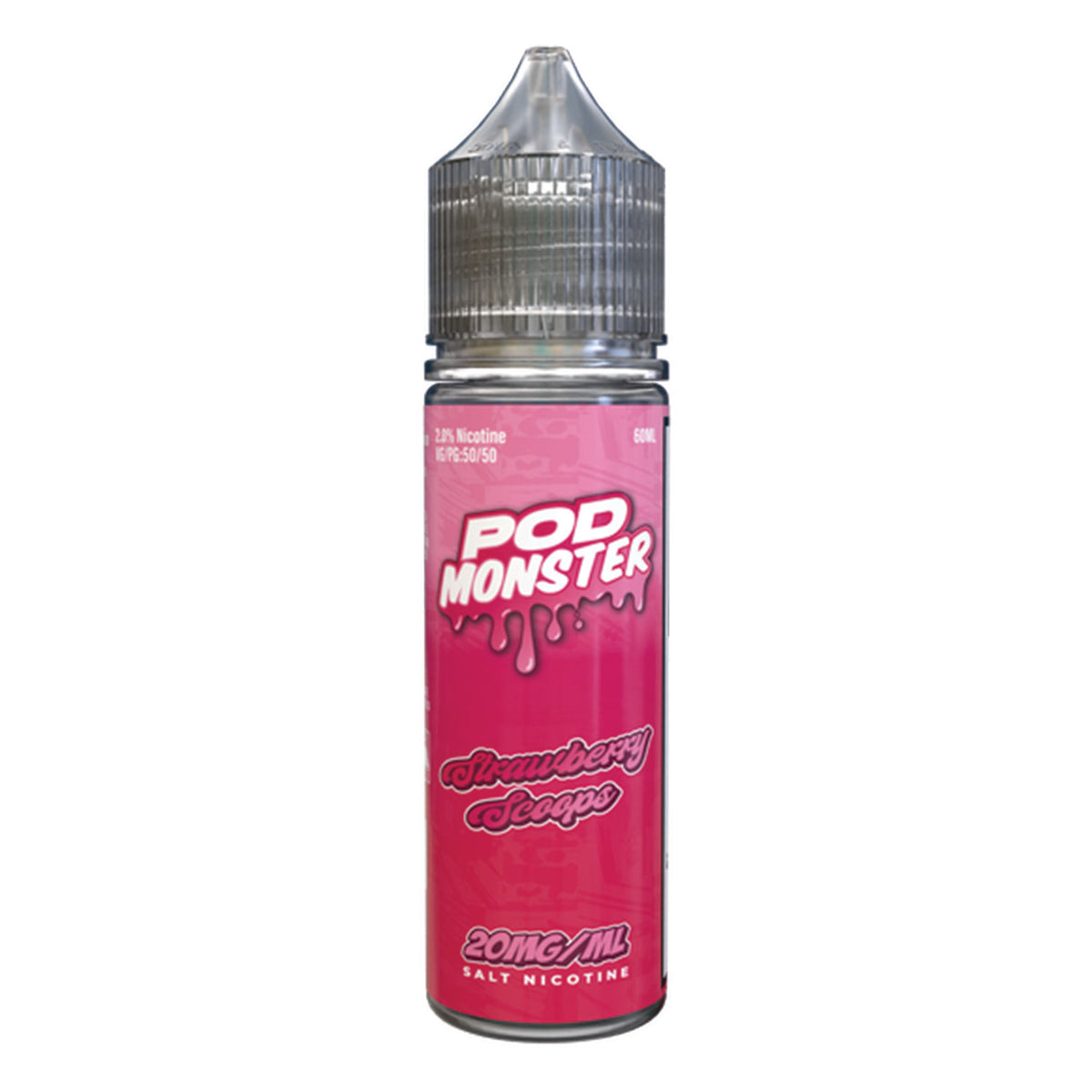 Pod Monster Syn Salts - 60ml Strawberry Scoops Kings of Vapor and Smoke Pod Monster Syn Salts - 60ml Strawberry Scoops Kings of Vapor and Smoke