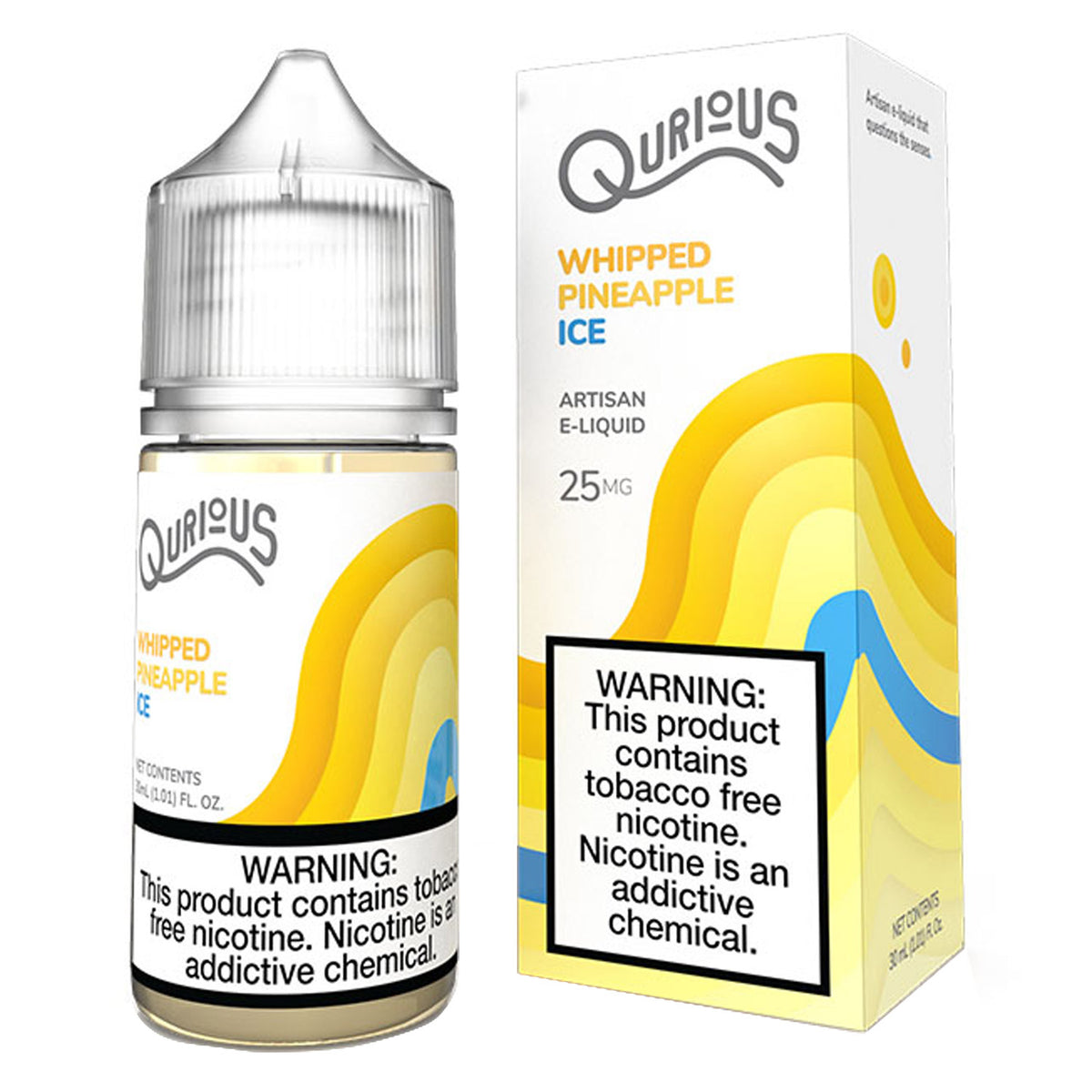 Qurious Synthetic 30mL Whipped Pineapple Ice