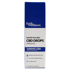 Erth Wellness Water Soluble CBD Tincture 1000mg - Unflavored